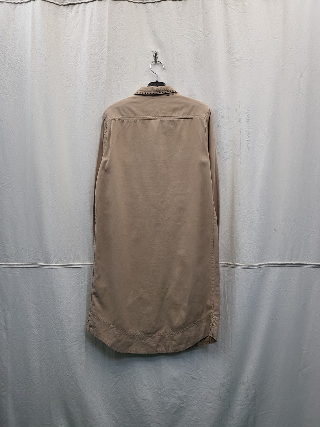 쟈딕앤볼테르 베이지 셔츠 원피스 상품이미지2