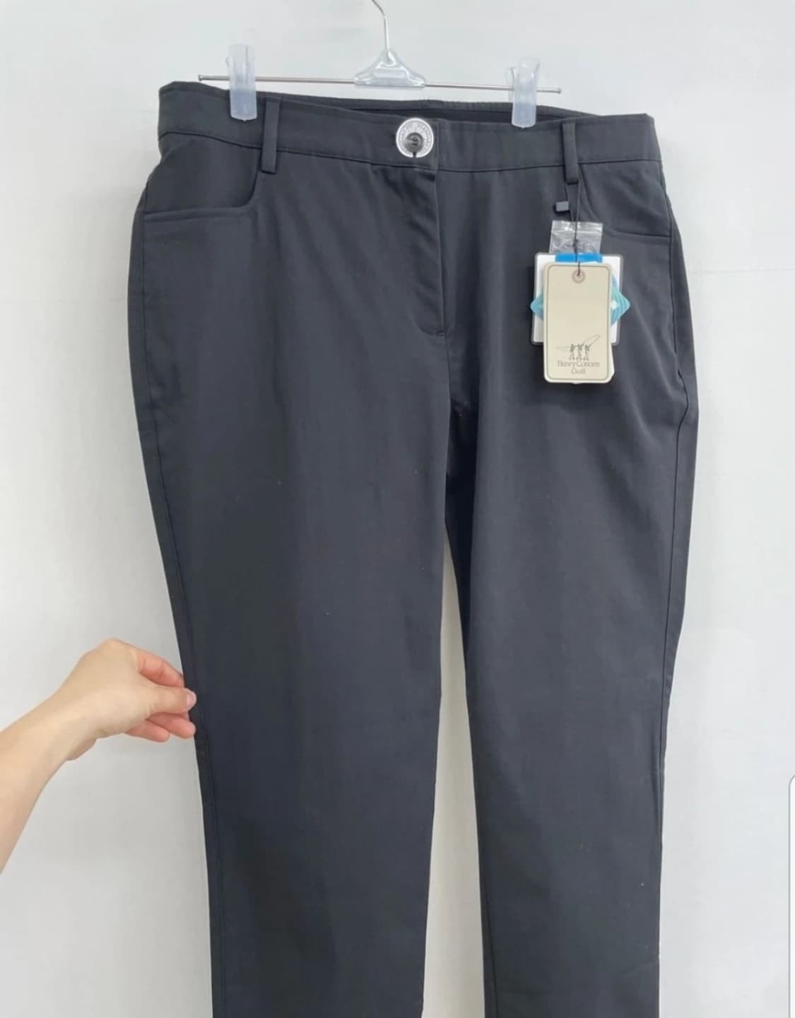 [새상품] 헨리코튼 골프 여성 블랙 슬랙스 (80사이즈) 상품이미지4