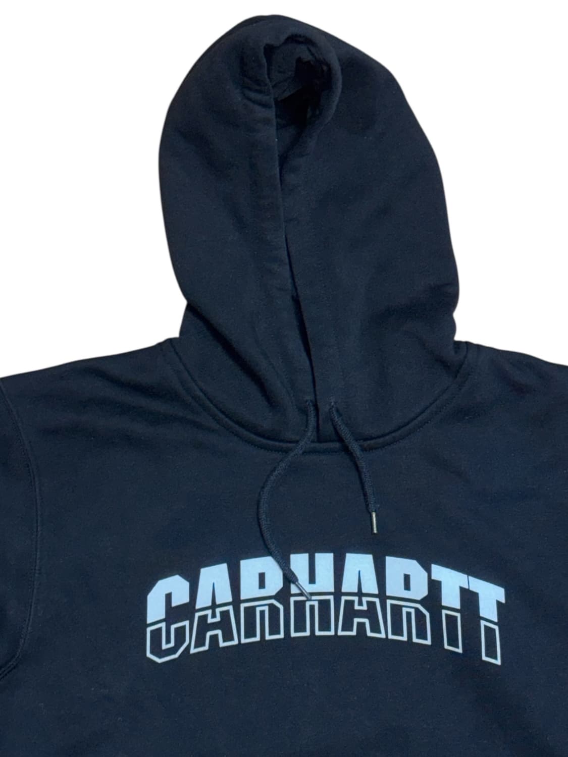 칼하트 wip 블랙 로고 후드티 상품이미지6