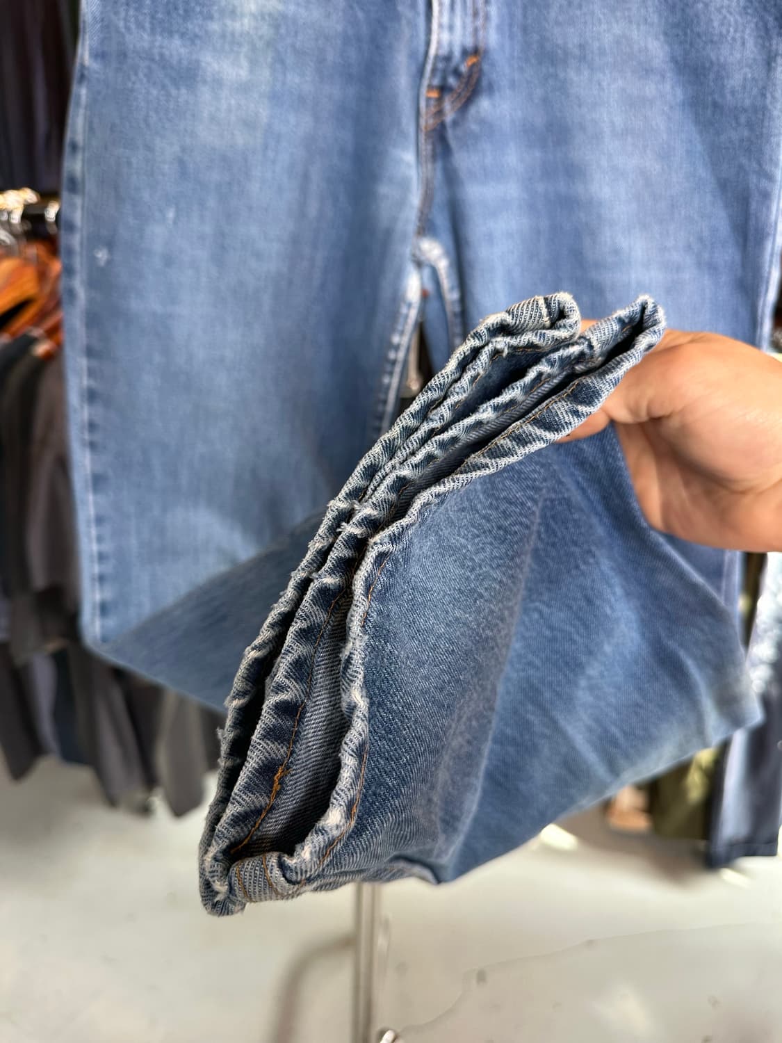 90s 리바이스517 부츠컷 데님 팬츠 28x32 상품이미지5