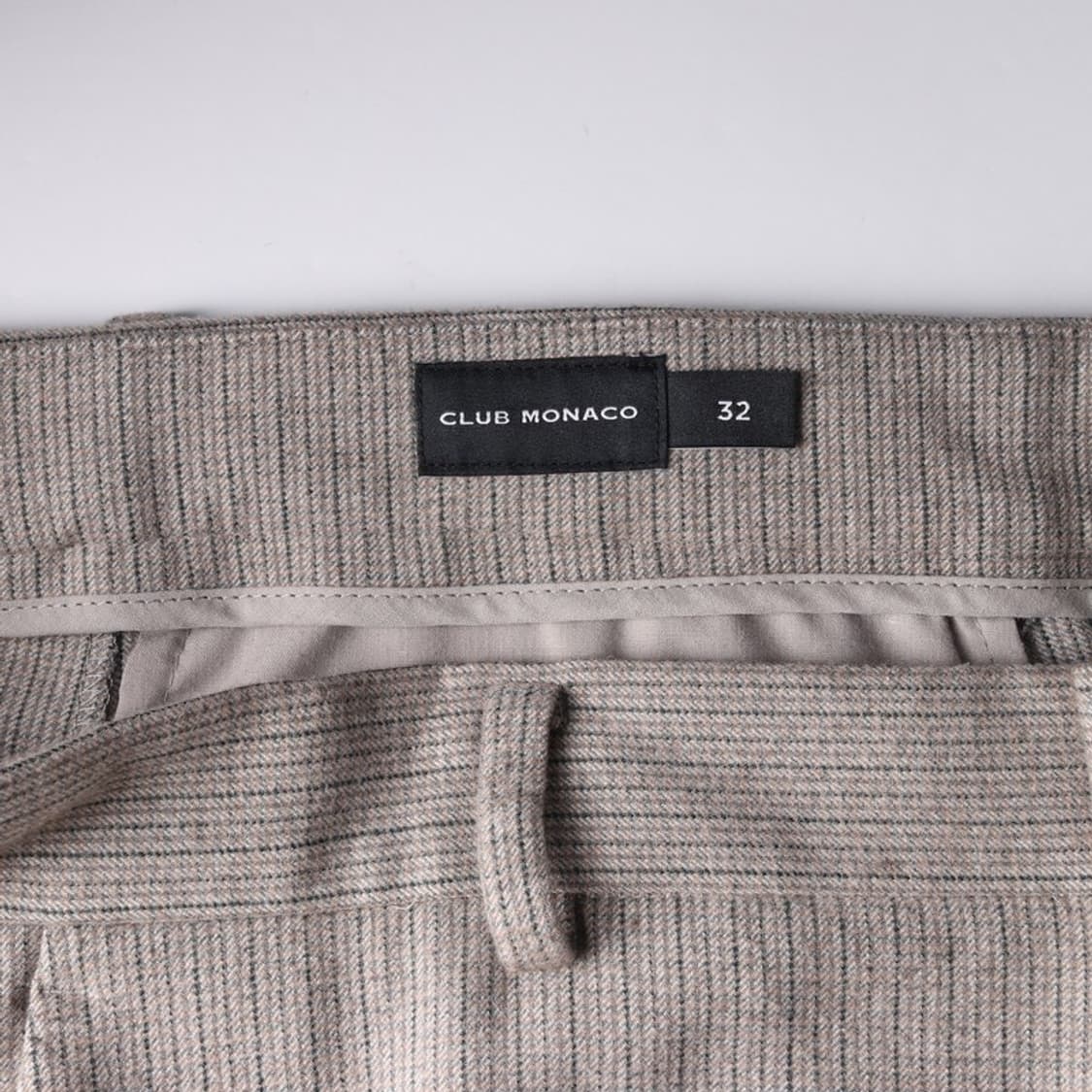 클럽모나코 핀스트라이프 체크 슬랙스 32 상품이미지6