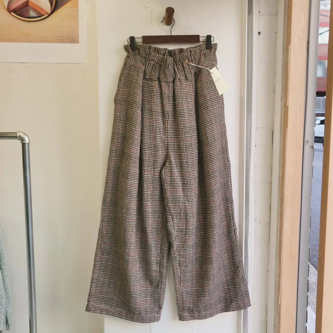 하운드투스체크 울밴딩 슬랙스 상품이미지1