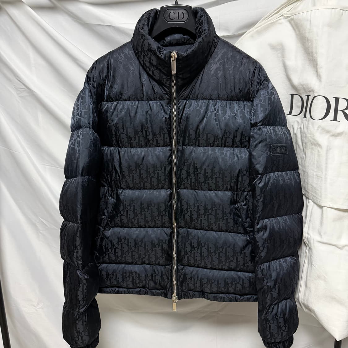 [S+급/52] 디올 오블리크 패딩 블랙 풀구성 상품이미지1