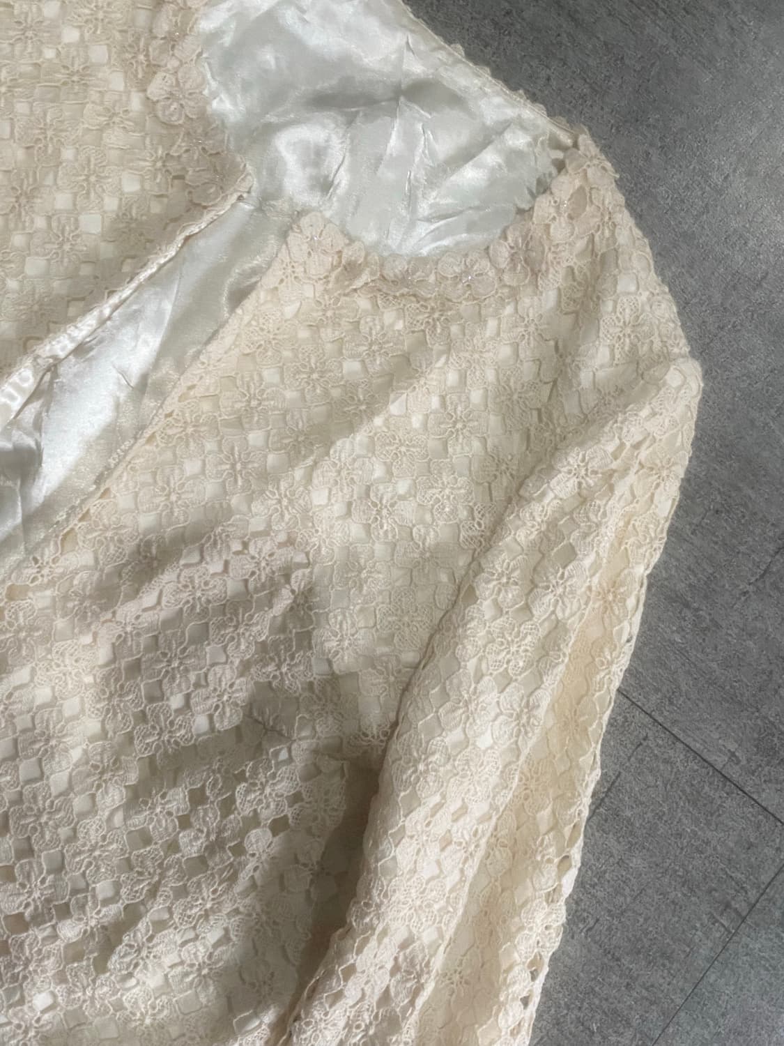 Courreges 핀터깔 달천깔페어리 공주프린세스 글리터 플라워크롭자켓 상품이미지2