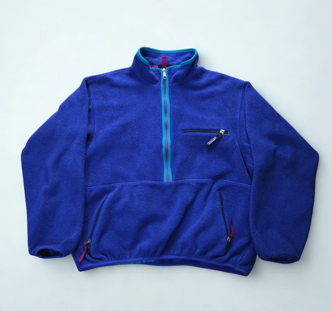 (L)파타고니아 Rare 반집업 블루 신칠라 상품이미지2
