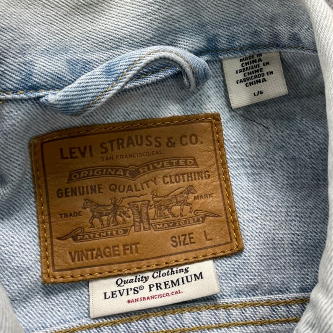 100 리바이스 프리미엄 청자켓  상품이미지3