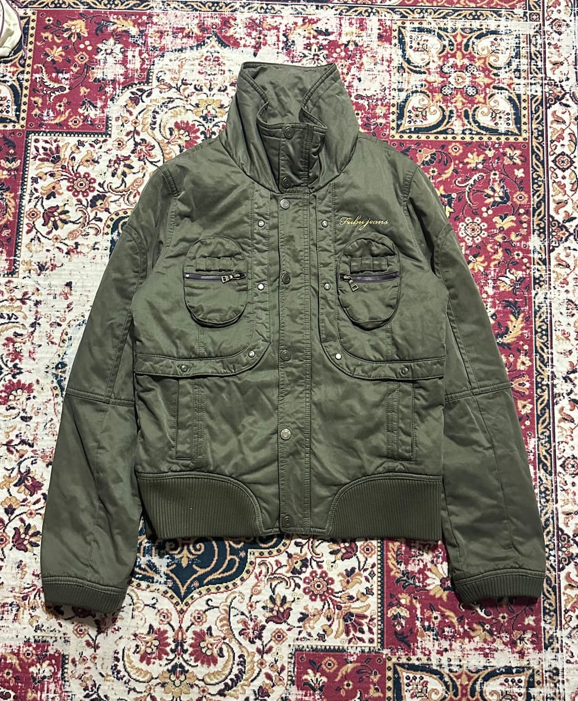 후부 카키 블루종 상품이미지1