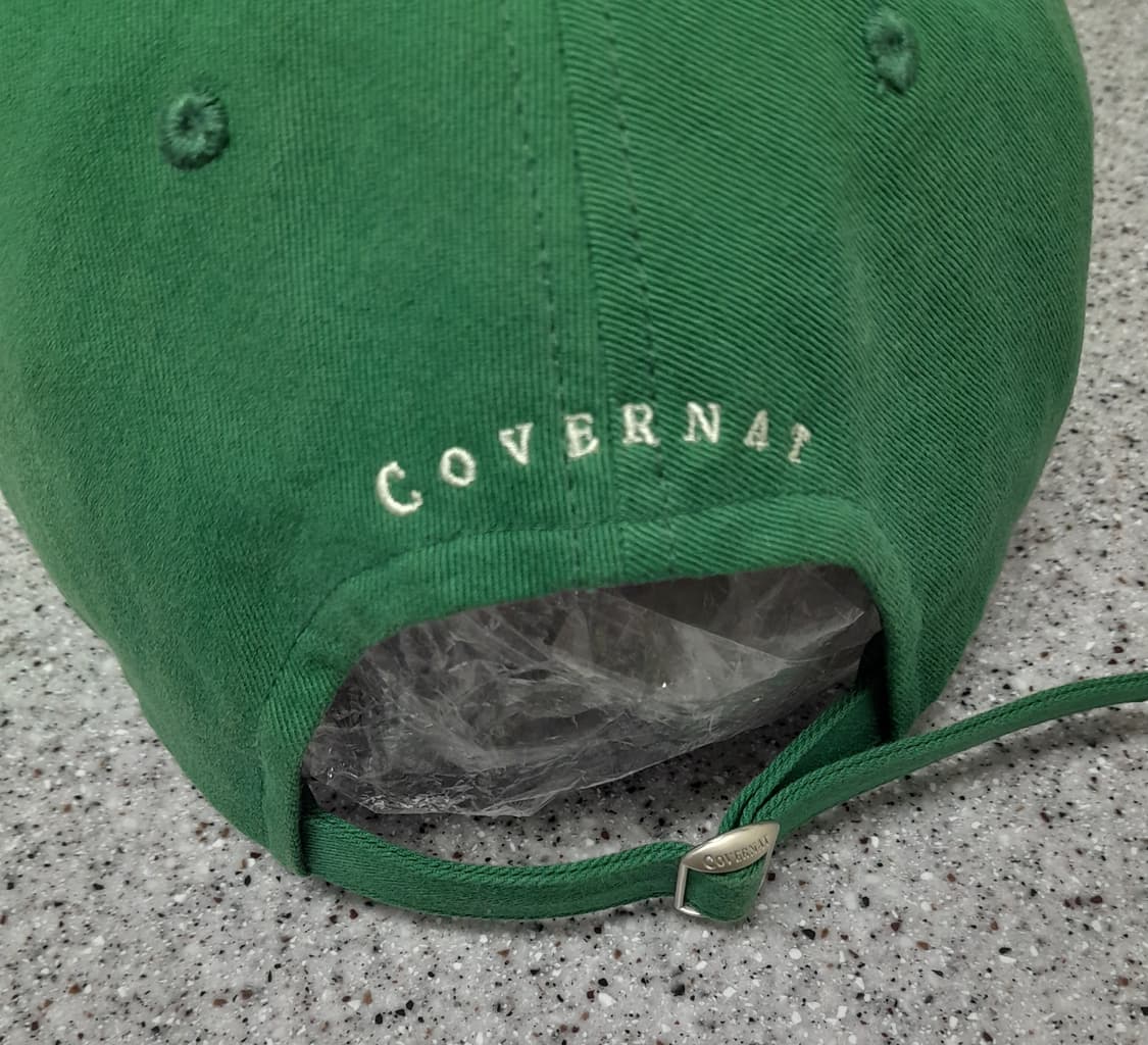 💥커버낫 자수 레터링 볼캡 (그린)
 상품이미지4