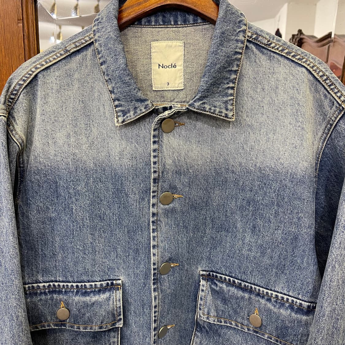 노클 데님 워크자켓 상품이미지2