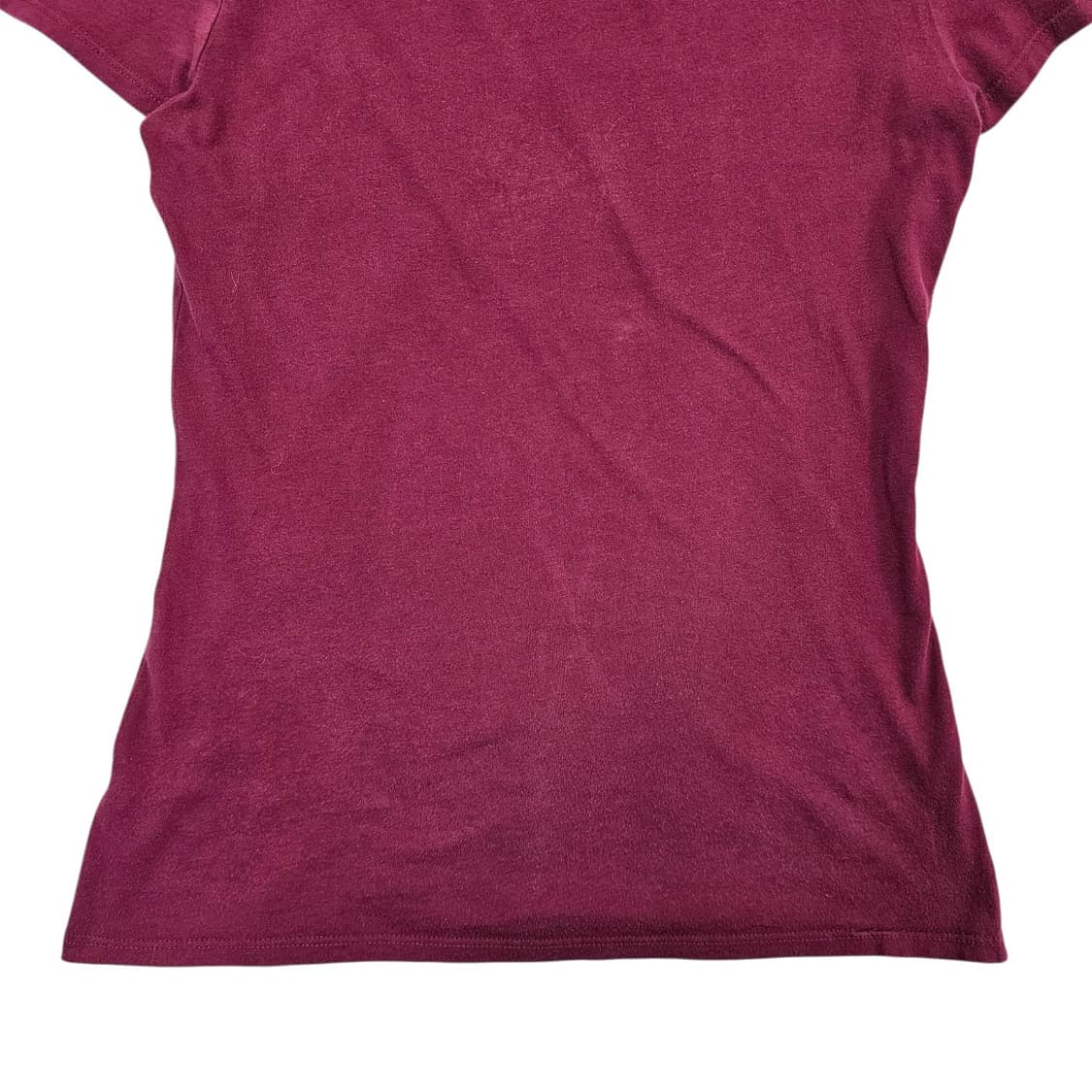 S Juicy Couture 00's 쥬시꾸뛰르 와인 반팔 티셔츠 상품이미지8