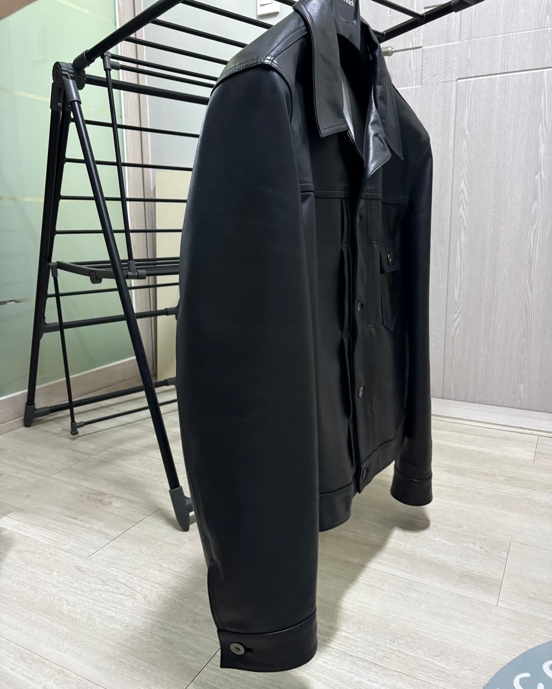 [L]토니웩 카프 레더 크롭 트러커 자켓 상품이미지7