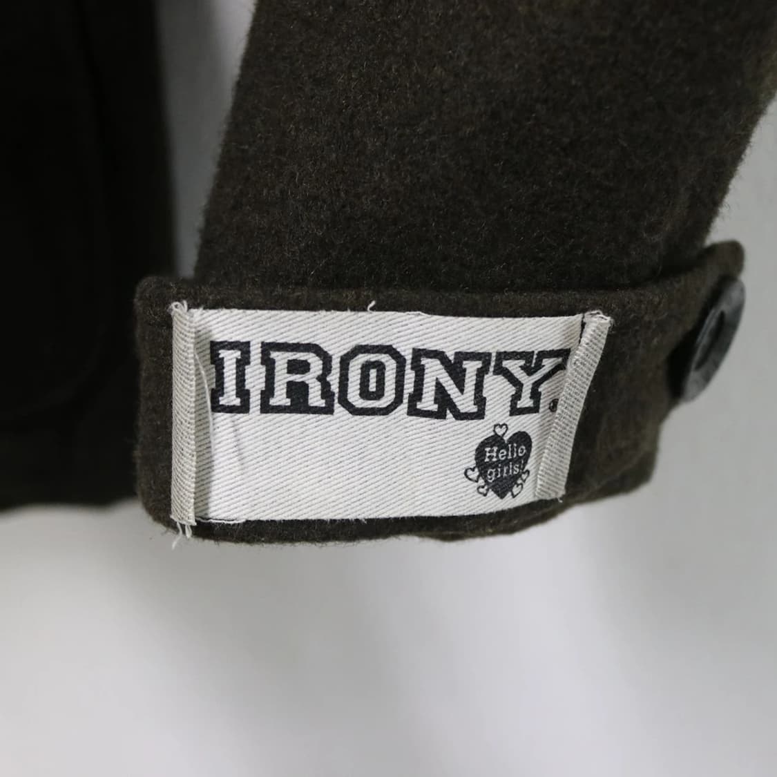 IRONY 숏 울 혼방 떡볶이 코트 63592 상품이미지5