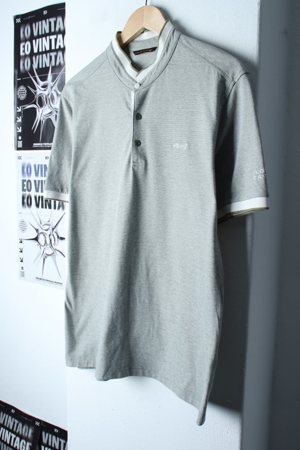 (L-XL) 루이까스텔 반팔 카라 티셔츠 골프 기능성 그린-H31755 상품이미지1