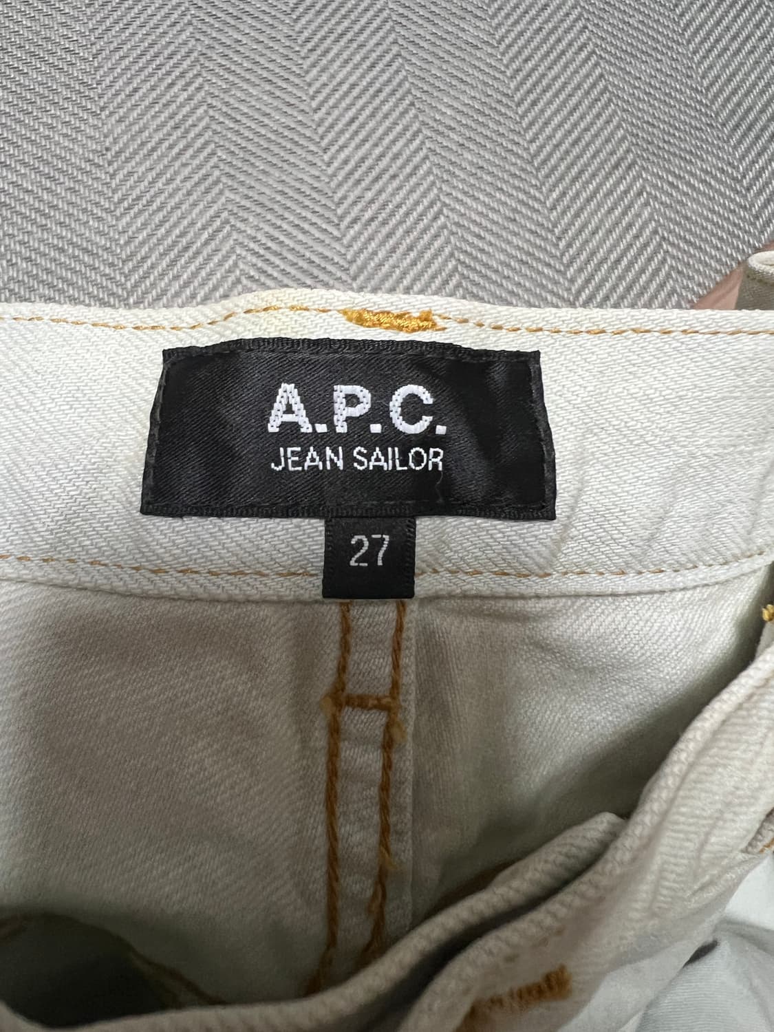 APC 연청 와이드 데님 팬츠 정품 상품이미지3