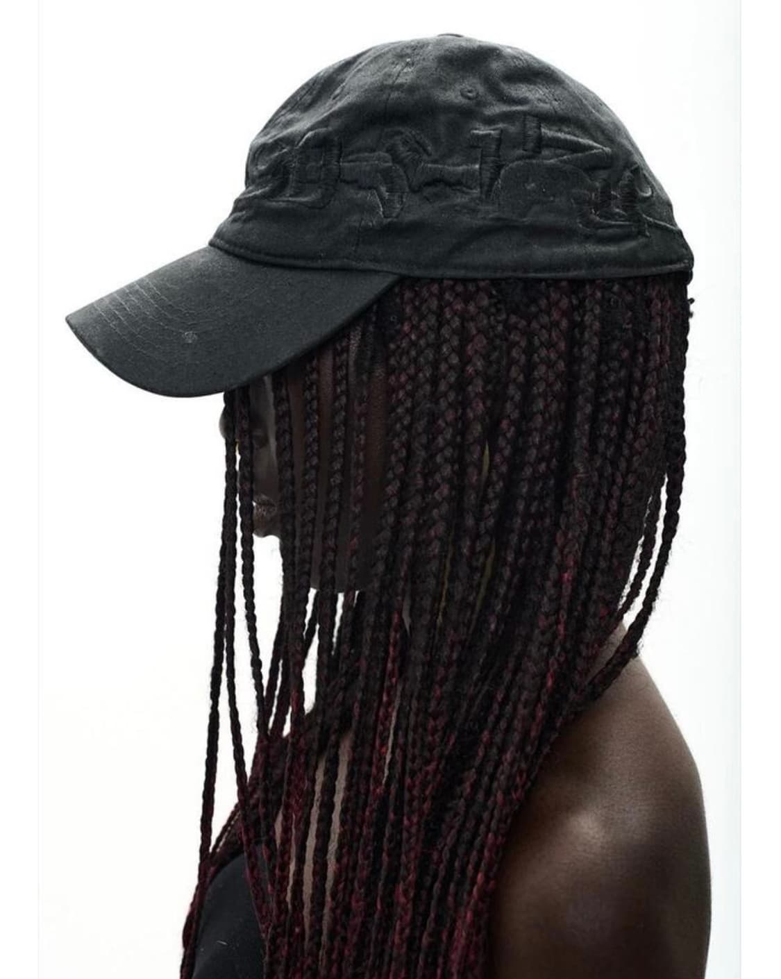 구해요 p.l.n. OILSKIN MIRRORED CAP BLACK 상품이미지2