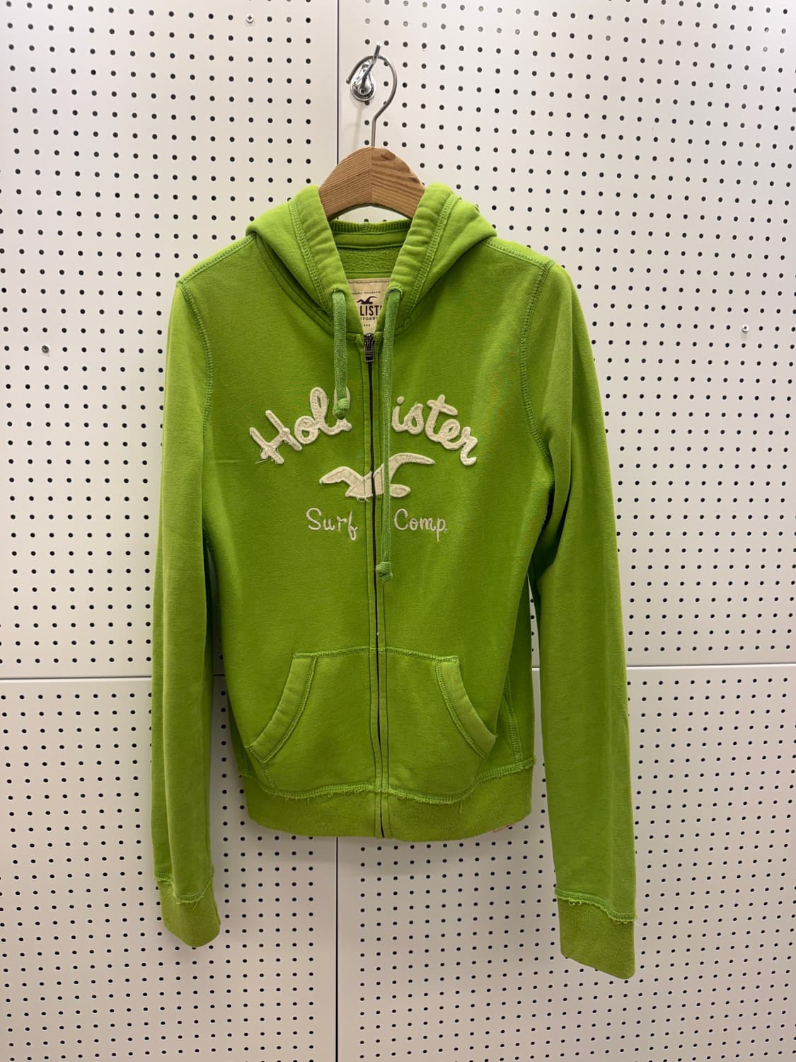 홀리스터 그린 아치로고 후드집업 U851 상품이미지2