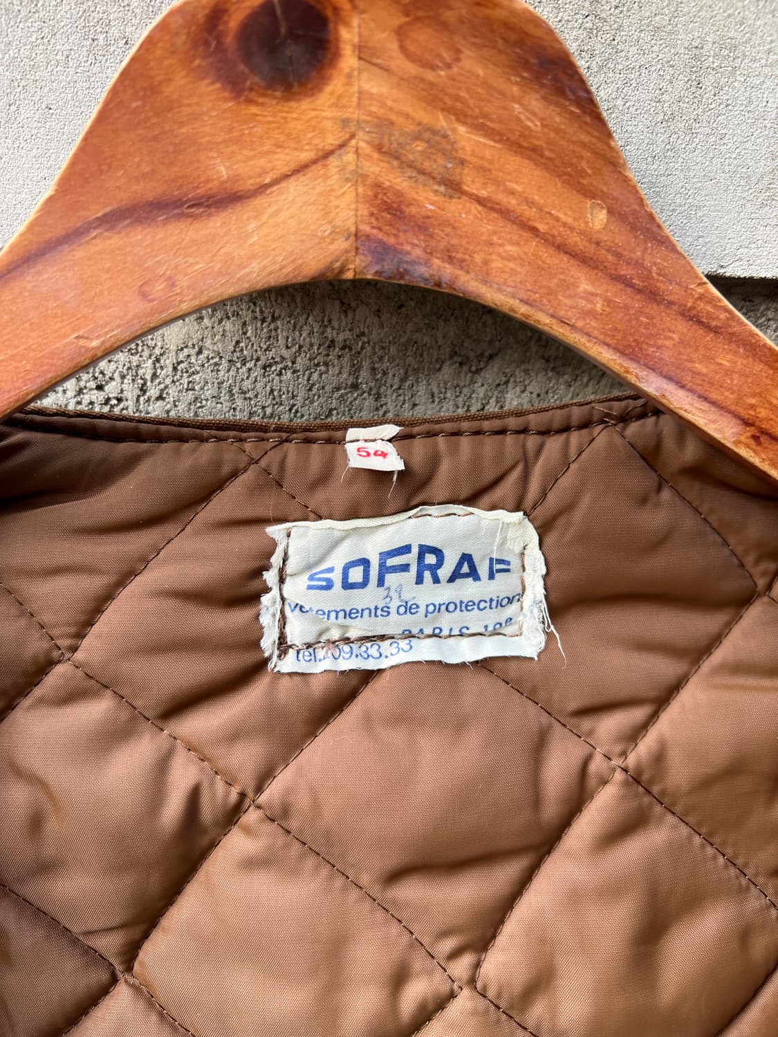 60s SOFRAF FRENCH DUCK CANVAS 60s프렌치워크자켓 상품이미지4