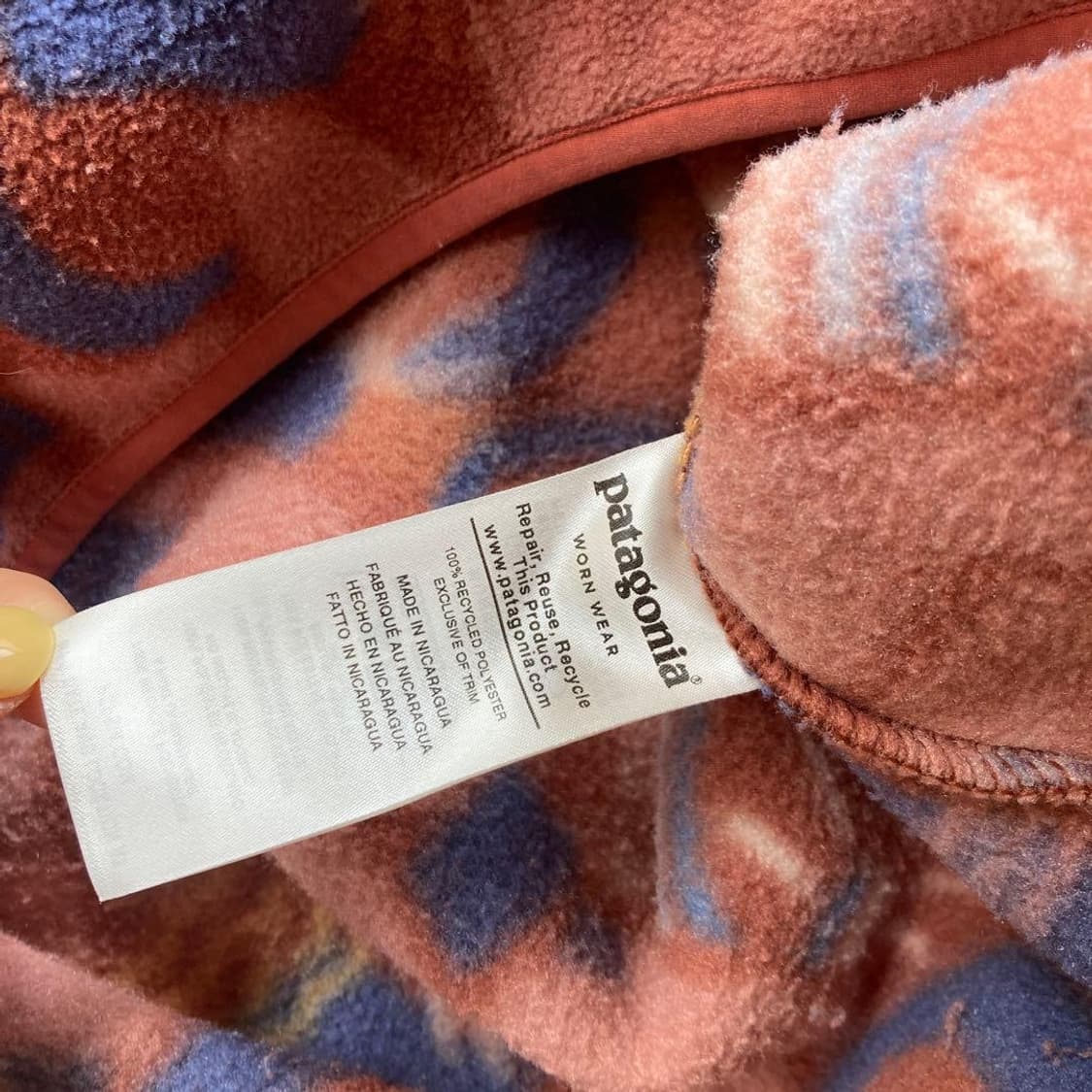 [핑크] Patagonia 파타고니아 라이트웨이트 신칠라 스냅티 풀오버 상품이미지5