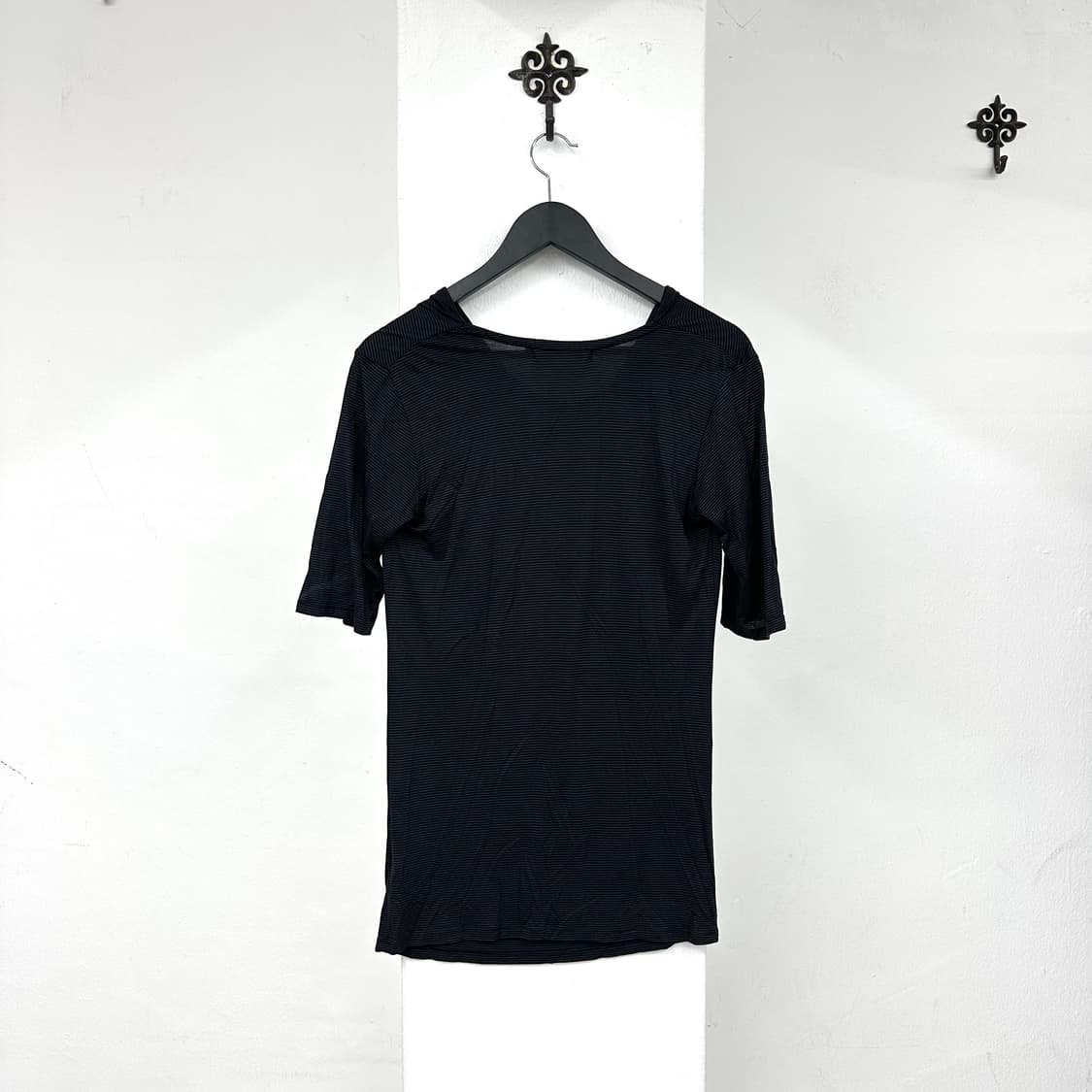 Fuga stripe drape short sleeve 상품이미지3