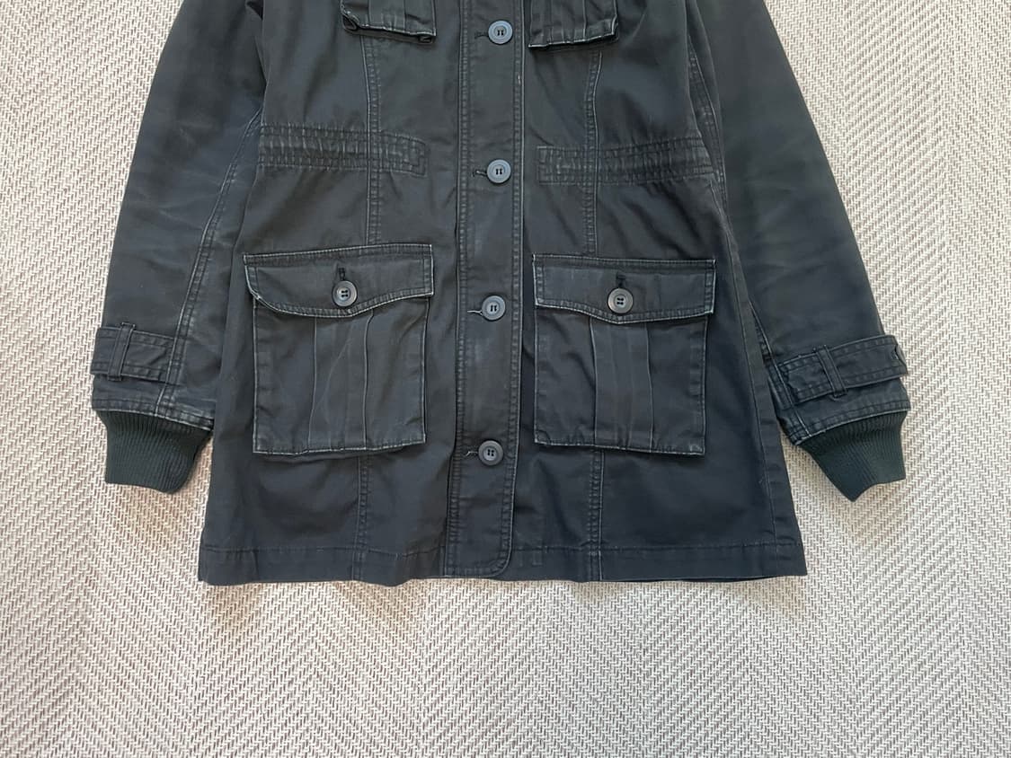 빈티지 밀러티리 퍼트리밍 파카  J04125 goa y2k 상품이미지3