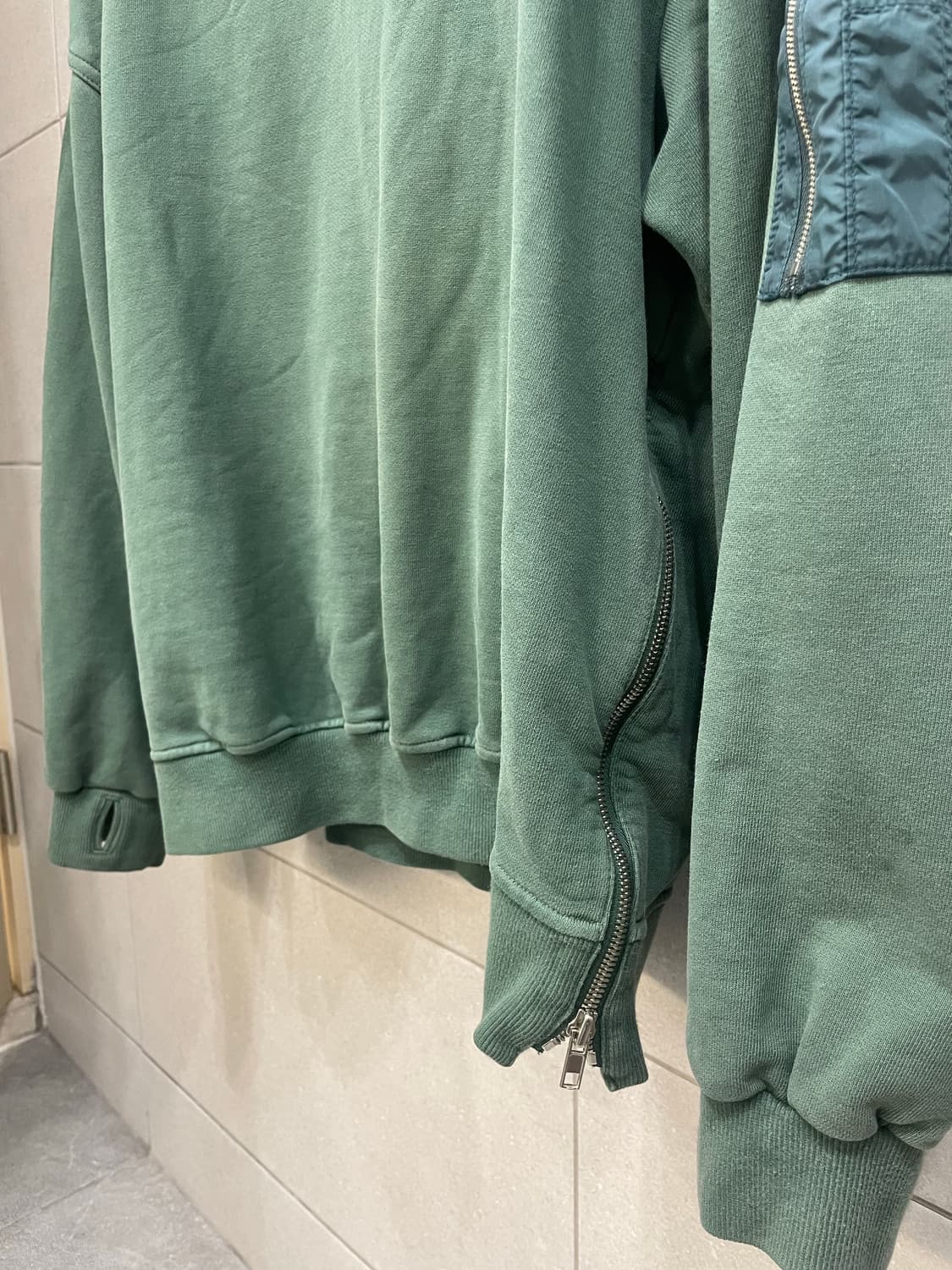 준지 오버핏 ma-1 맨투맨 s 상품이미지5