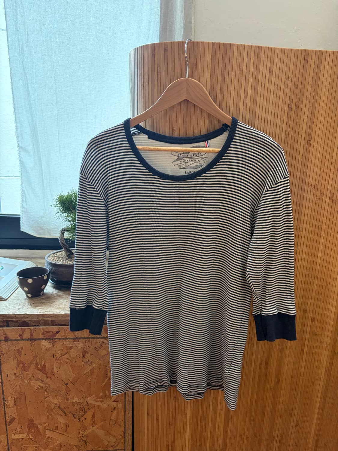 BEAMS HEART Stripe T-shirt 상품이미지6