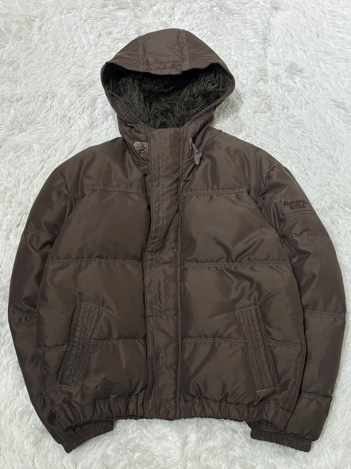 아베크롬비 브라운 캠프샬 다운패딩 상품이미지4