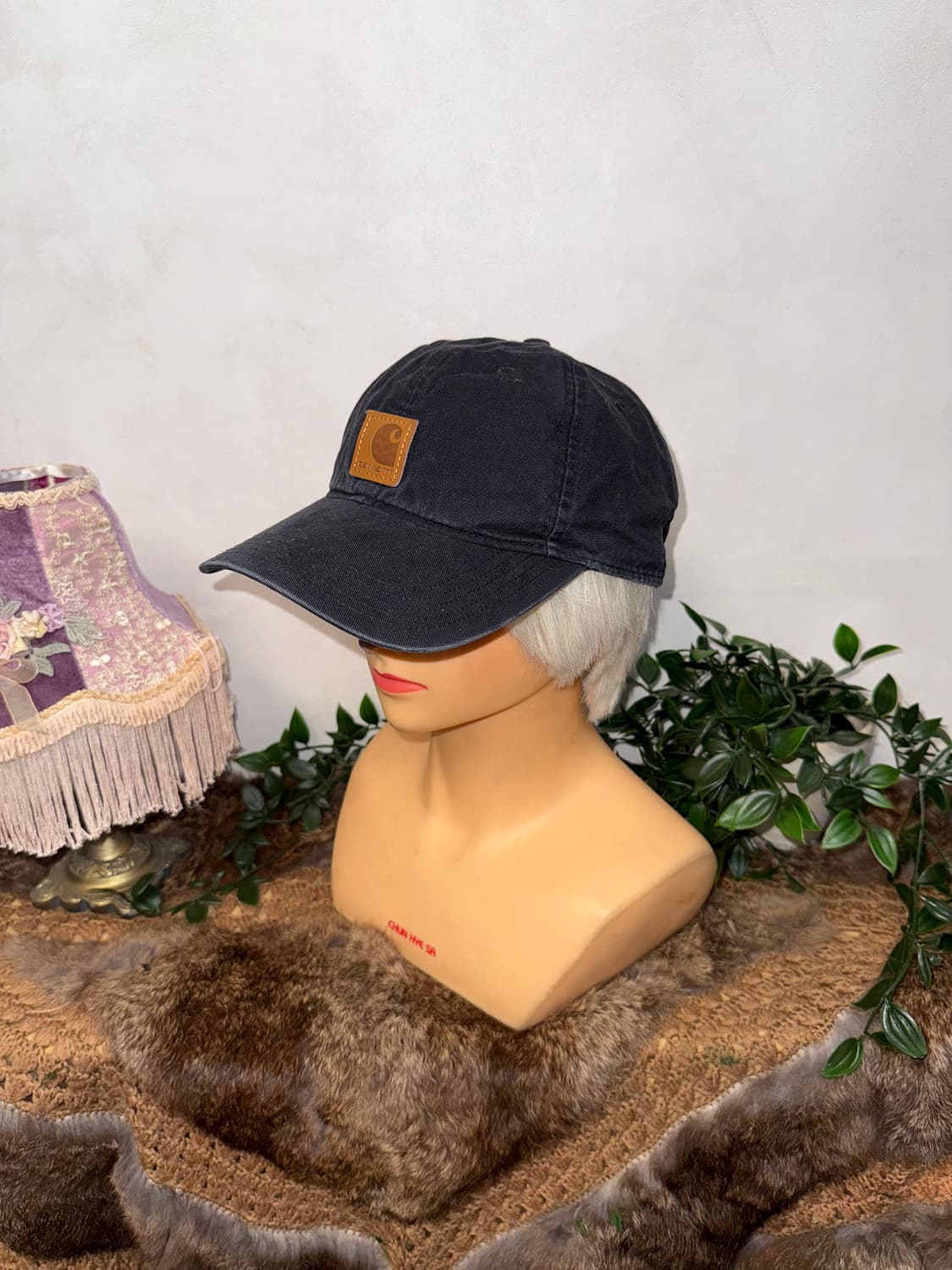 Carhartt black logo camp cap 상품이미지1