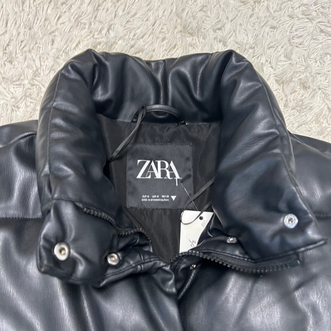 ZARA Leather Padding Jacket 상품이미지6