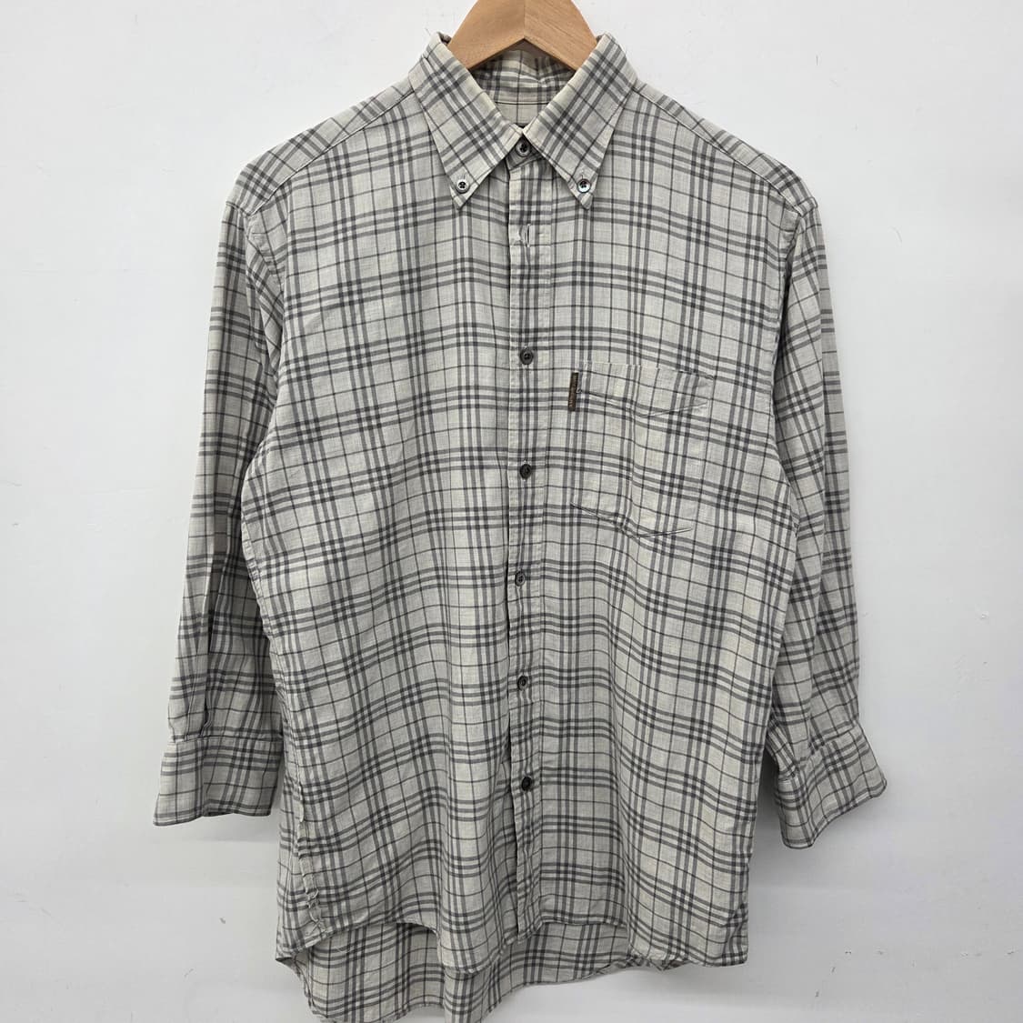 버버리 스타일 체크 남방 셔츠 남성M 상품이미지2