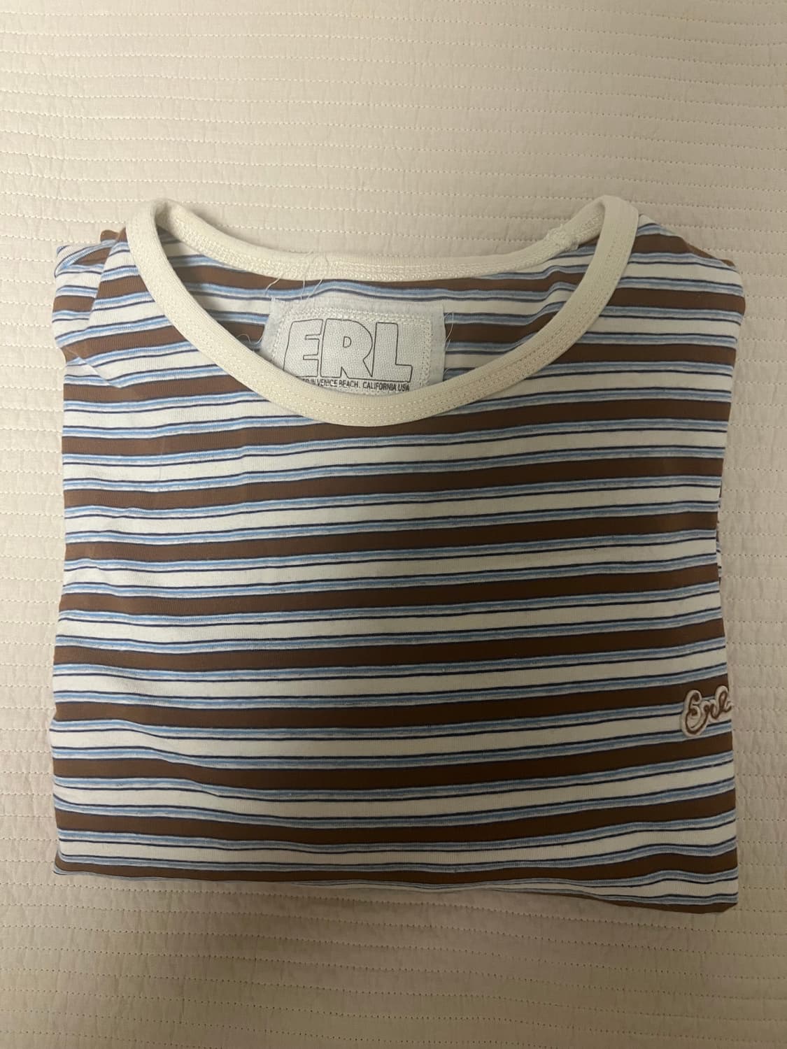 ERL 로고 스트라이프 롱슬리브 XL 상품이미지1