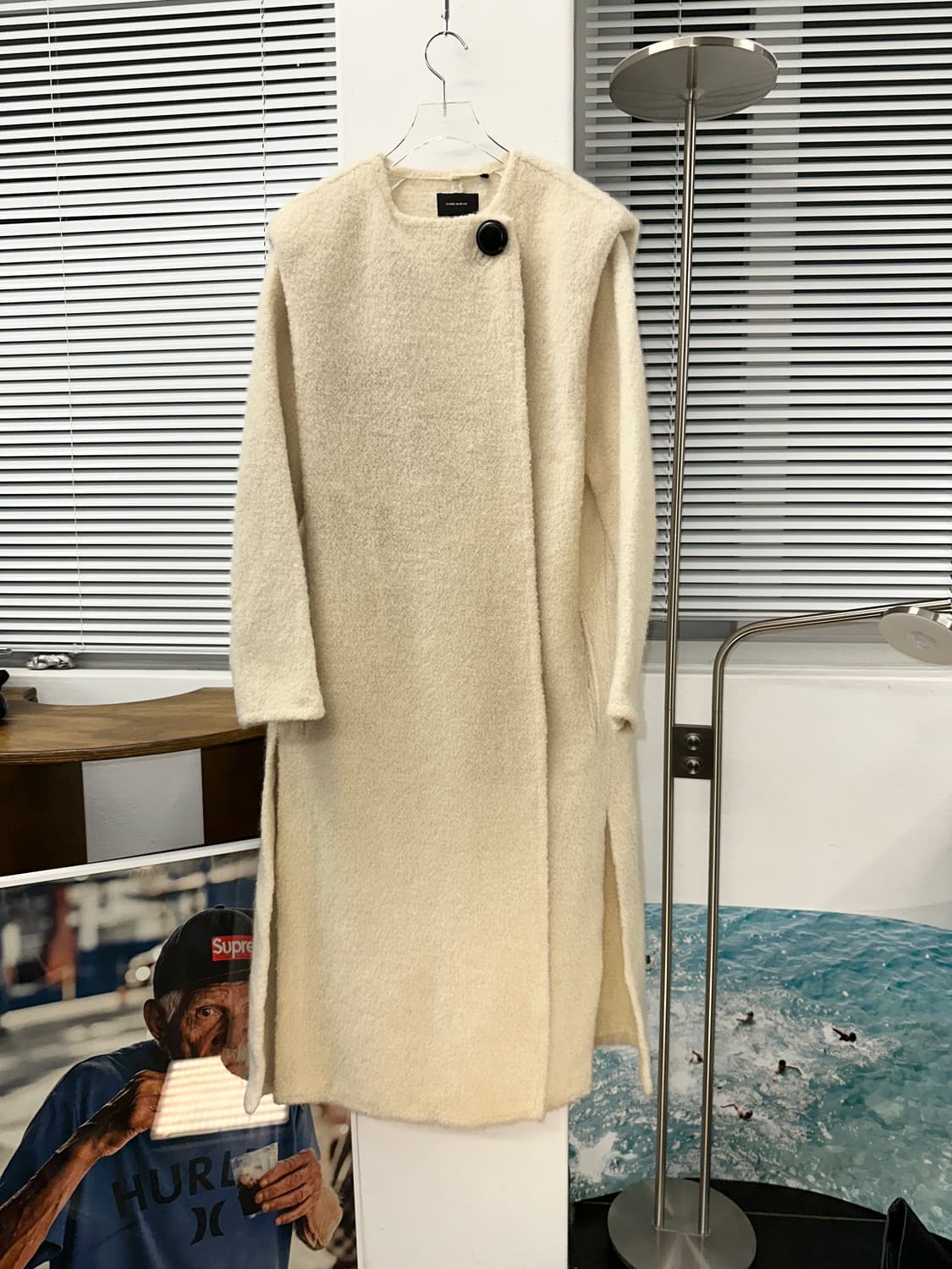 이자벨마랑 버진울 겔톤 코트 36 (크림컬러) 상품이미지3