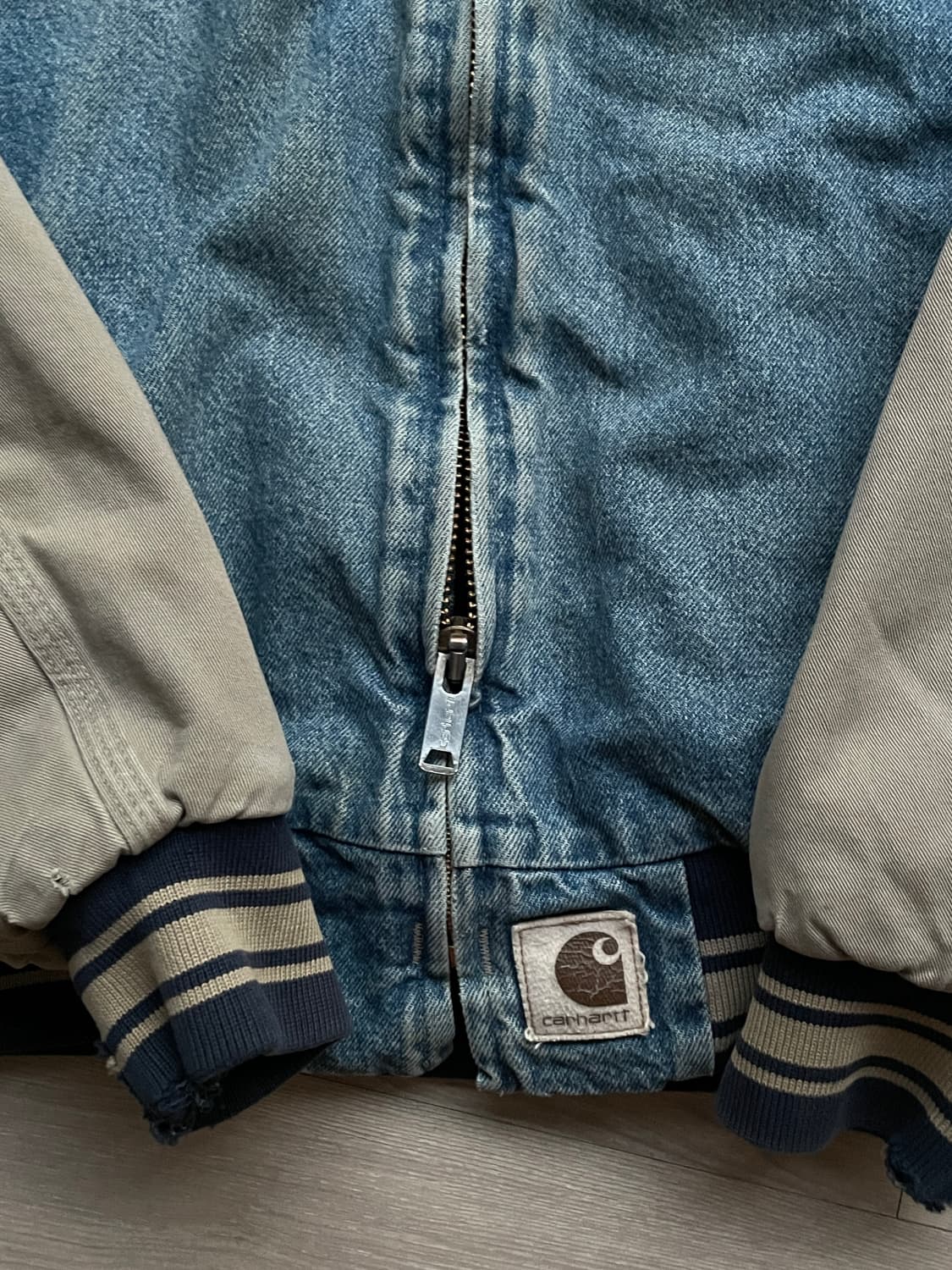 90s 칼하트 산타페 JQ0198 데님 워크 자켓 상품이미지4