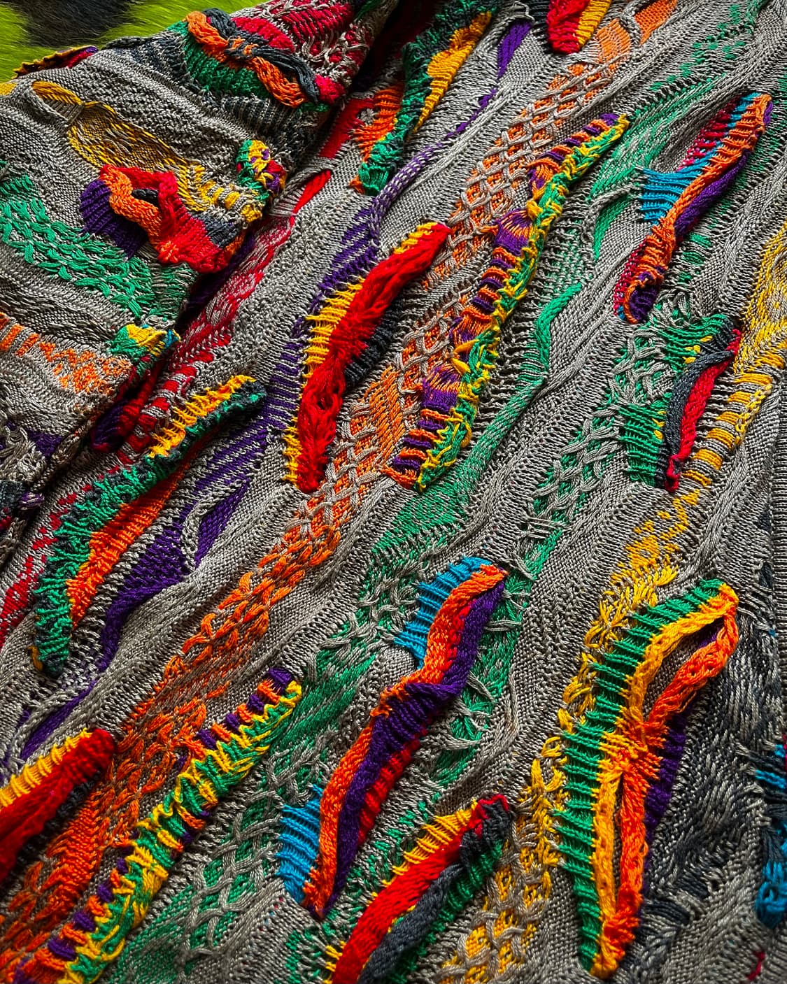 1990s COOGI Original Cable Knit Cardigan 상품이미지6