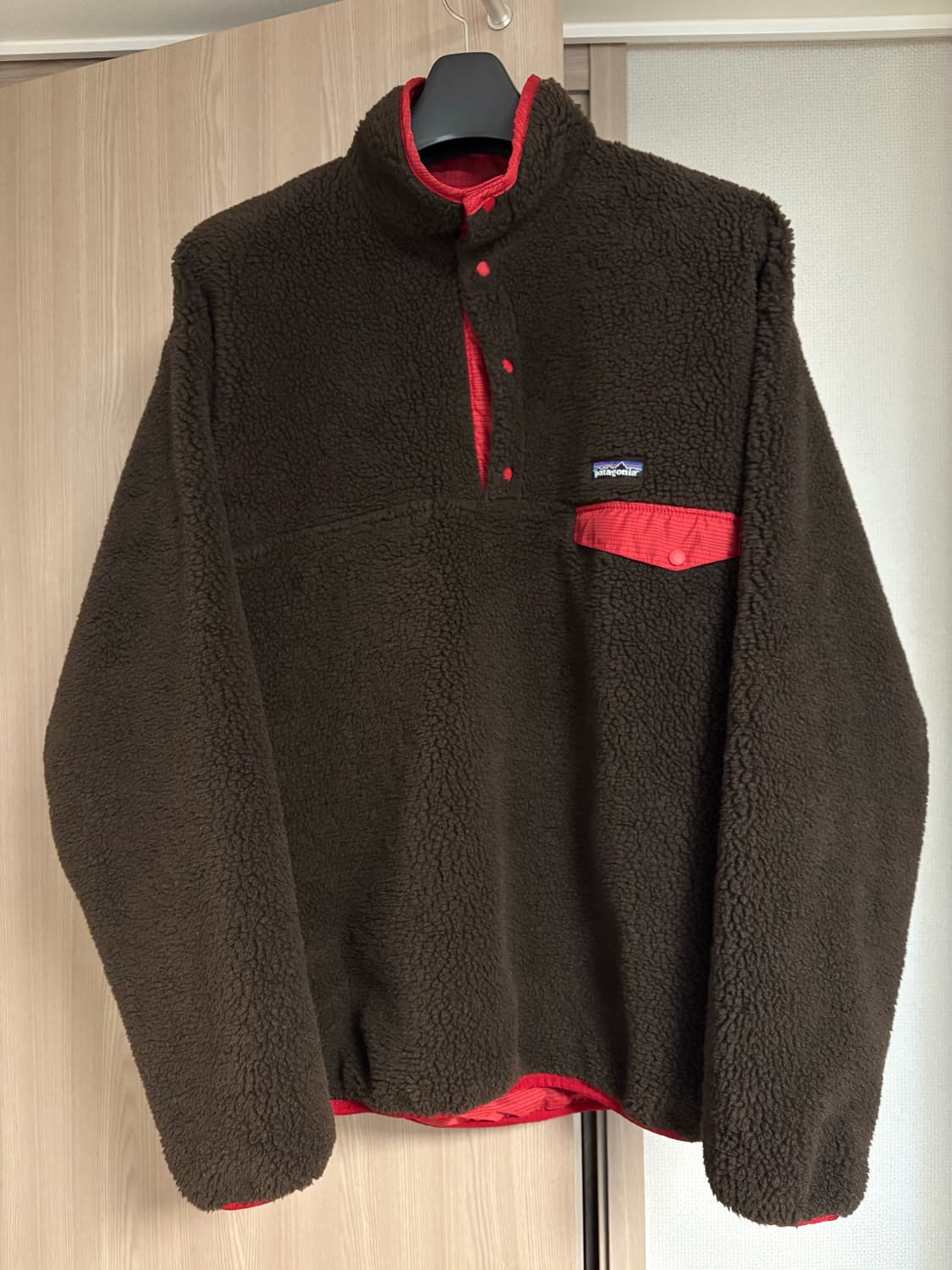 [XL] 파타고니아 글리세이드 리버시블 신칠라 브라운/레드 레어품 상품이미지1