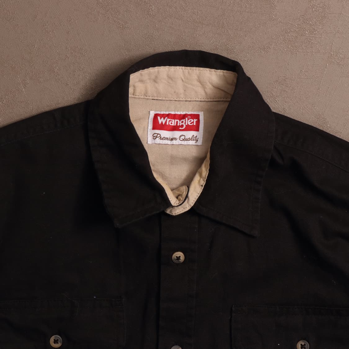 랭글러 코튼 워크셔츠 블랙 A1587 상품이미지2