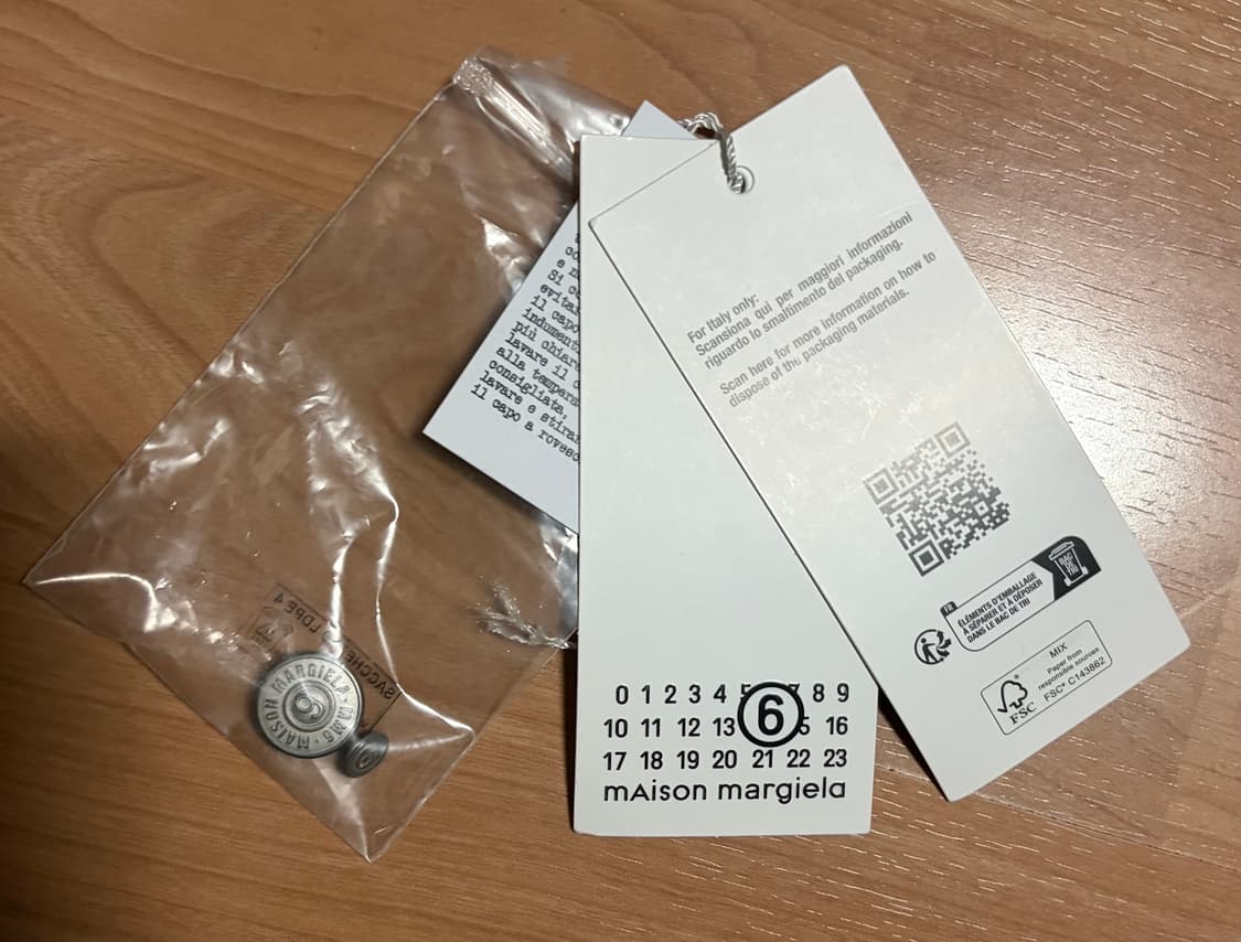 마르지엘라 MM6 패널 워싱 진 (워시블랙/그레이) 상품이미지3