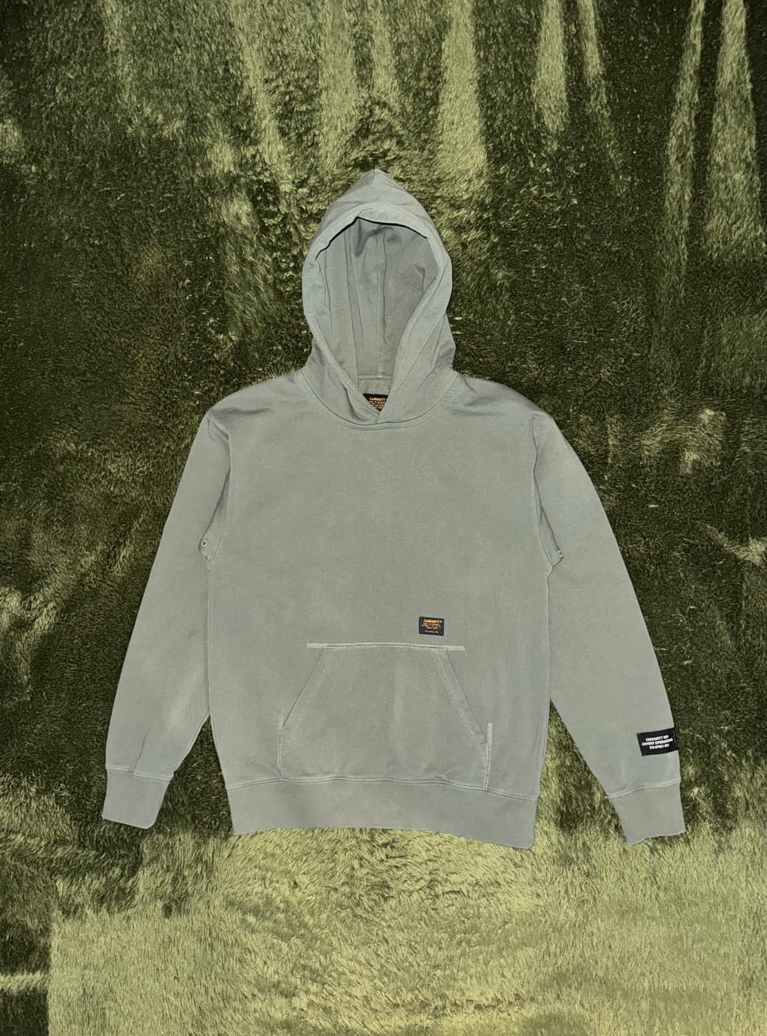 [S] 칼하트 WIP 밀리터리 테이프 후디 후드티 올리브 상품이미지1