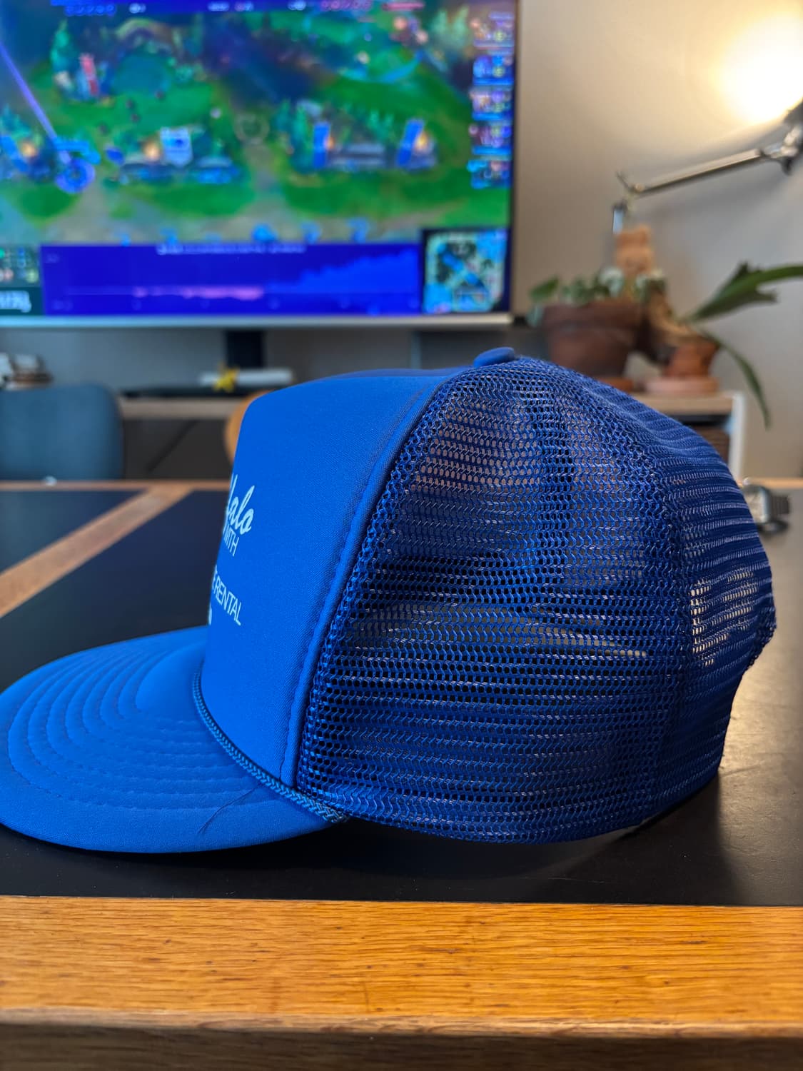 빈티지 트러커 캡 블루  상품이미지3