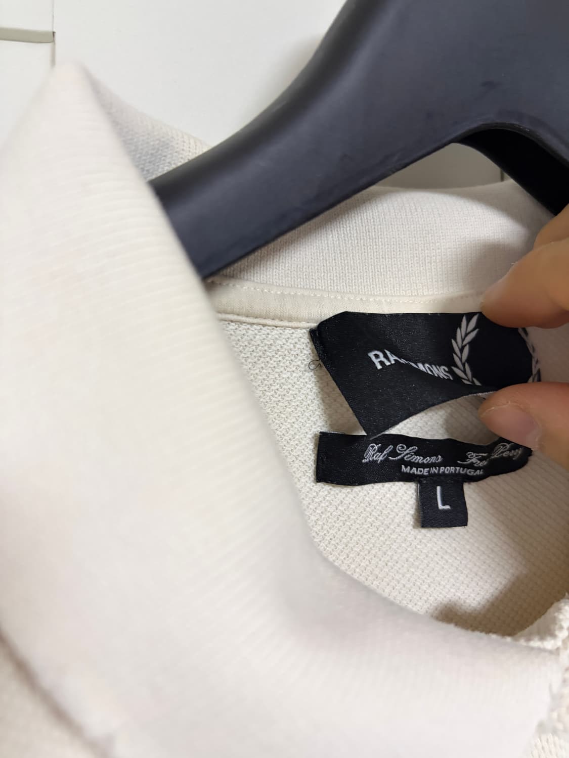 프레드페리 라프시몬스 오버사이즈 반팔 L 상품이미지7