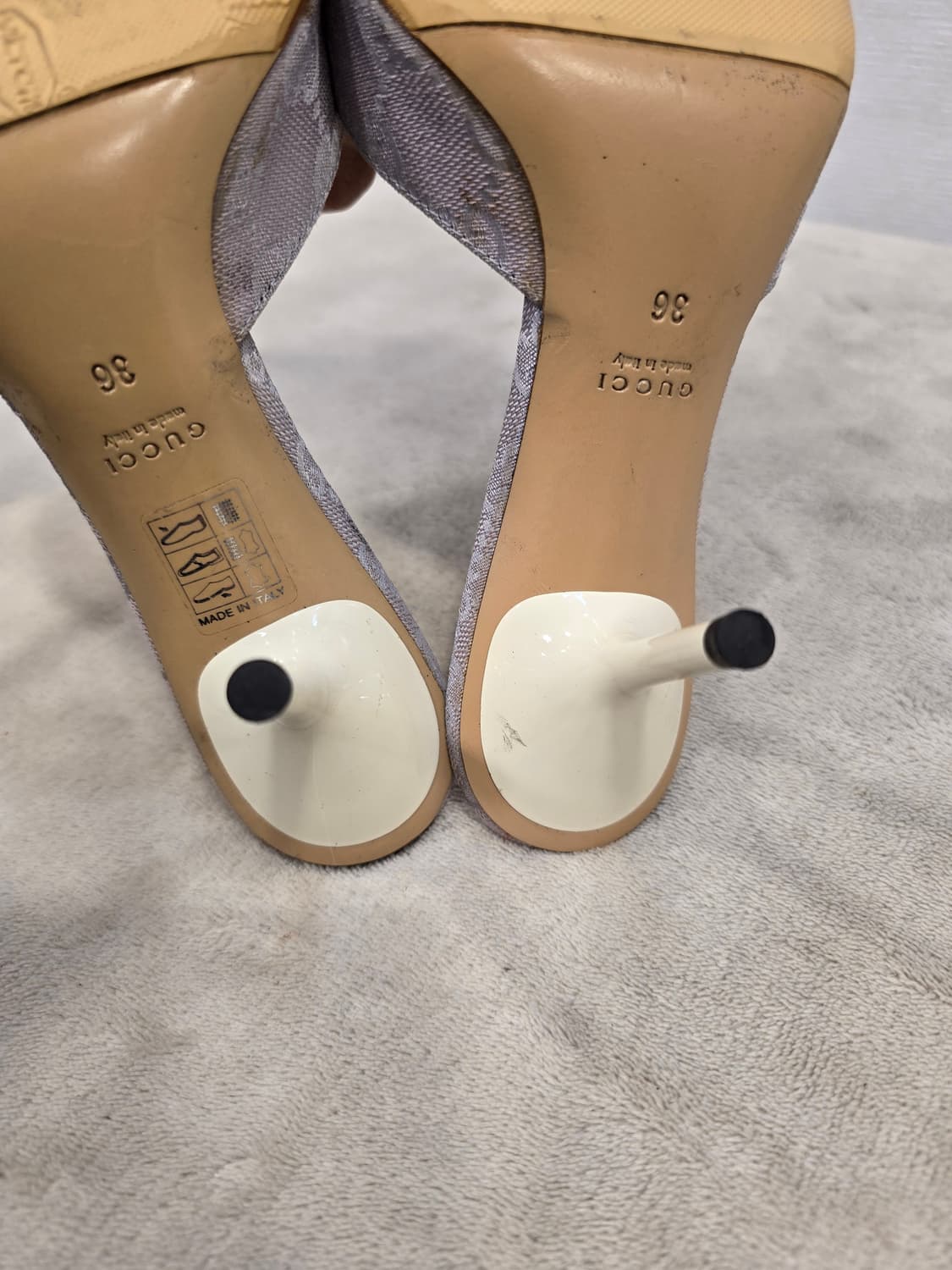 구찌 파르마 GG 캔버스 슬라이드 뮬 36(230) 상품이미지7