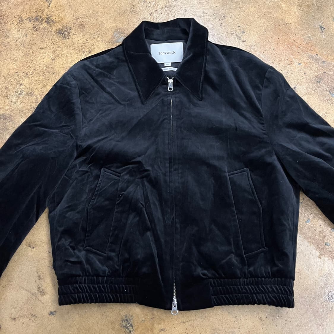 [정품/50(L)] Tonywack 토니웩 스웨이드 블루종 자켓 b17 상품이미지3