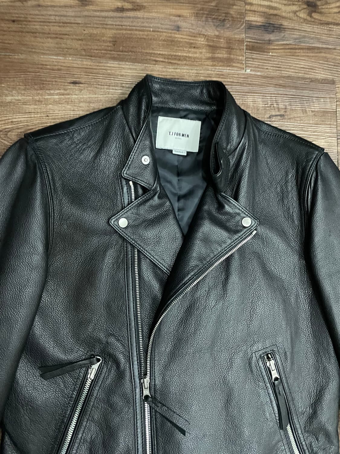 T.I FOR MEN 양가죽 라이더 자켓 상품이미지2