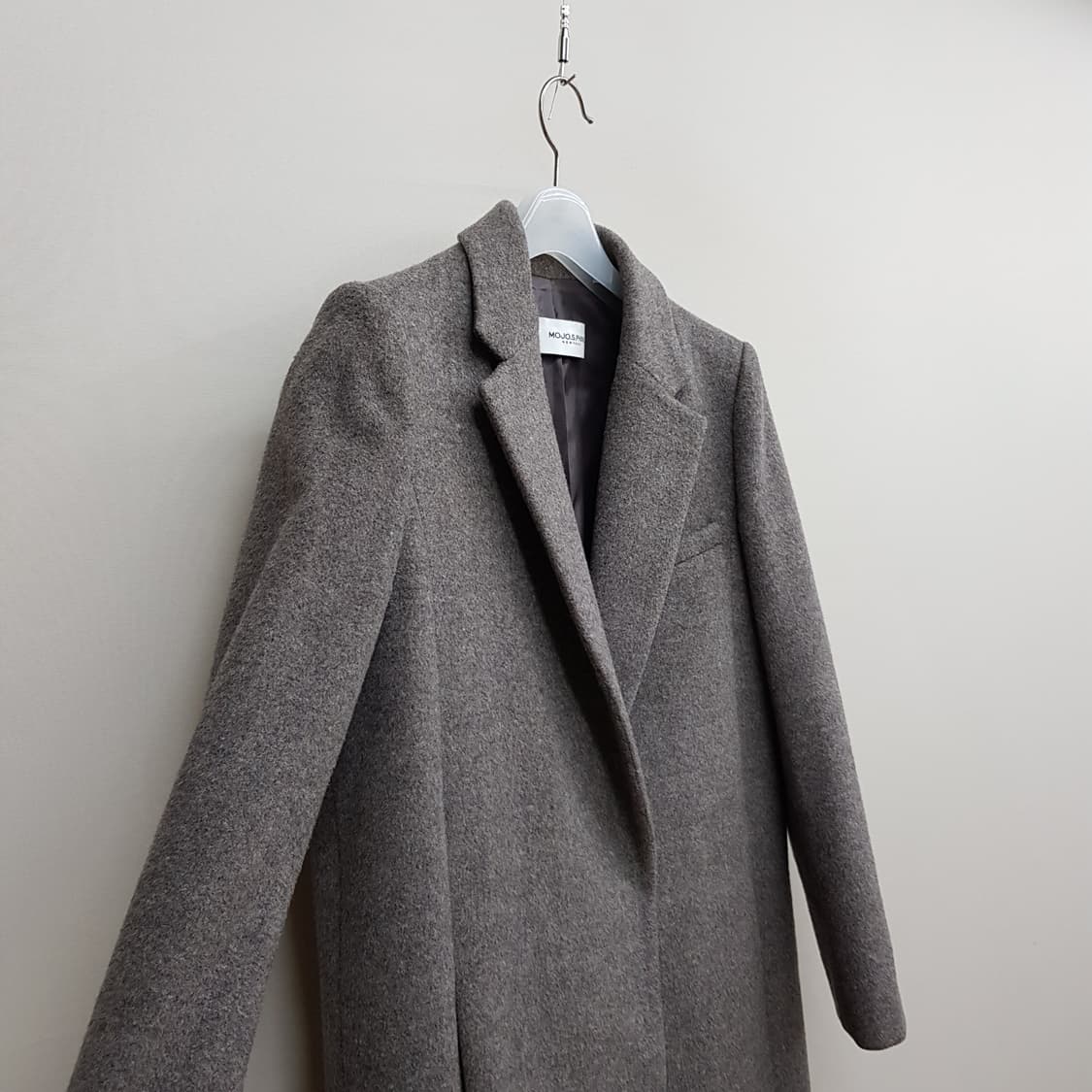 모조에스핀 캐시미어 블랜딩 클래식 울 롱 코트 55사이즈 상품이미지3