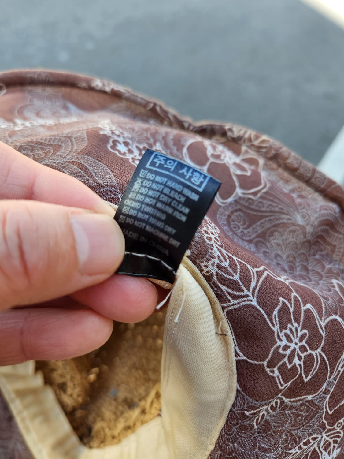 브라운 챙 밀짚모자 패션모자 상품이미지4