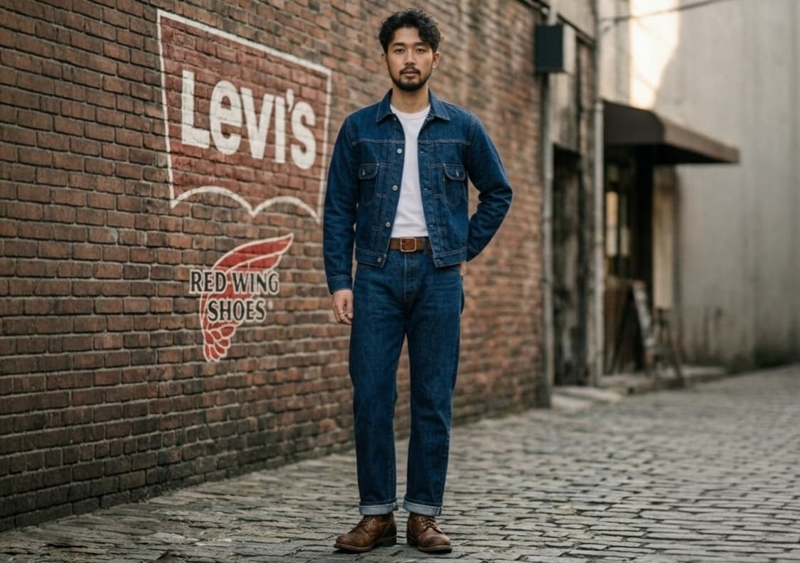 리바이스 503 루즈 스트레이트 데님 (진청/풀기장) 상품이미지1