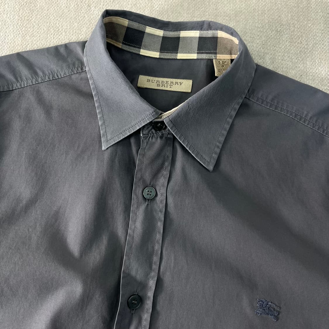 95 버버리 기마로고 코튼 셔츠 상품이미지2