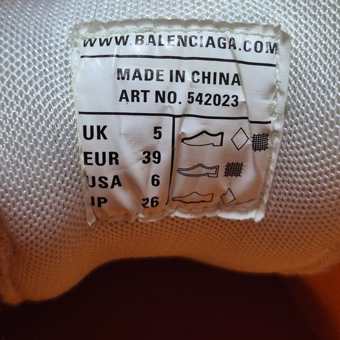 [명품스니커즈🔥] 39 발렌시아가 트랙 스니커즈 흰주 상품이미지5