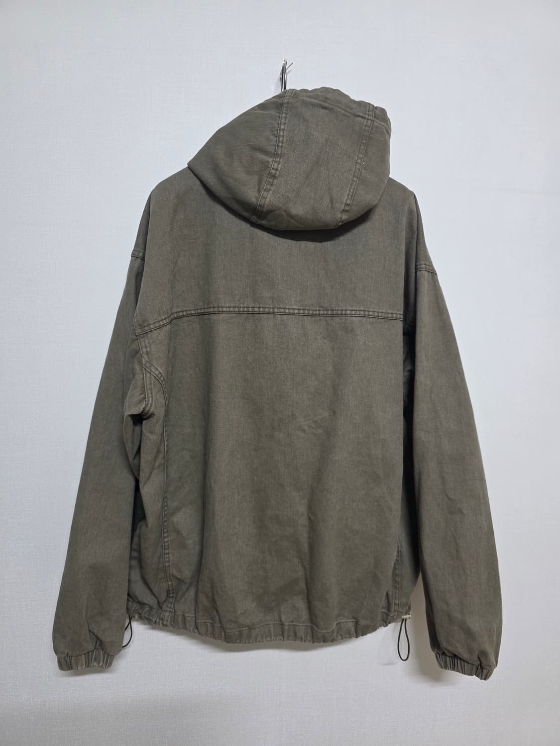 카키 청 후드집업 상품이미지2