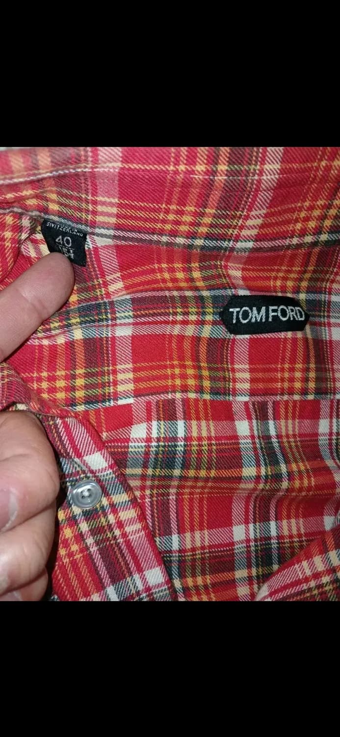 TOM FORD COTTON PLAIDS SHIRTS 상품이미지6